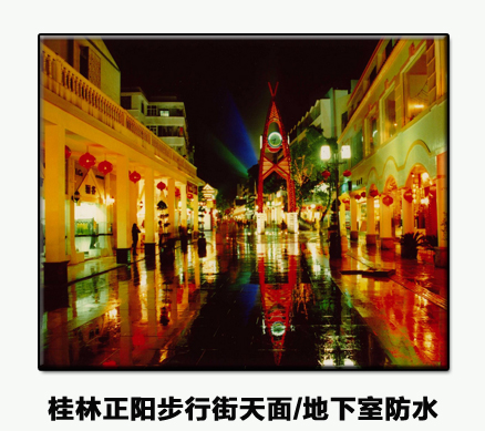 桂林正阳步行街防水